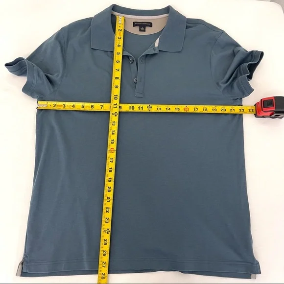 BANANA REPUBLIC polo shirt shirt sleeve casual wear Men’s wear Teal green XL - Picture 5 of 9